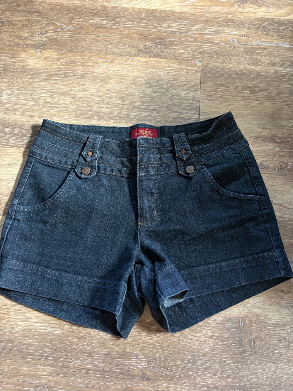 Vintage Dark Wash Denim Women's Shorts